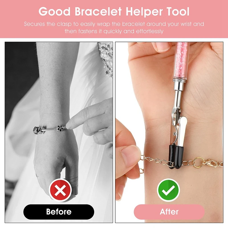 Bracelet Helper Tool, Aid Equipment Buddy Assistant Alligator Clips Bracelet Helper To Put On Yourself