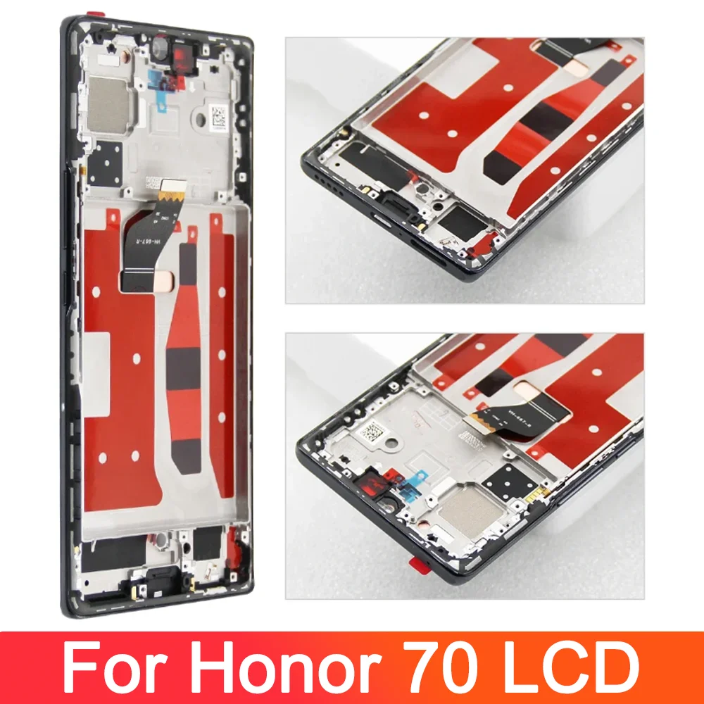 AMOLED For Huawei Honor 70 Honor70 FNE-AN00, FNE-NX9 Pantalla Lcd Display Touch Screen Digitizer Assembly Replacement