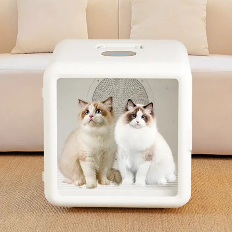 Multi-Function Pet Drying Box Cat Dryer Household Small Dog Bath Hair Blowing Artifact Water Blower White Anion Sterilization