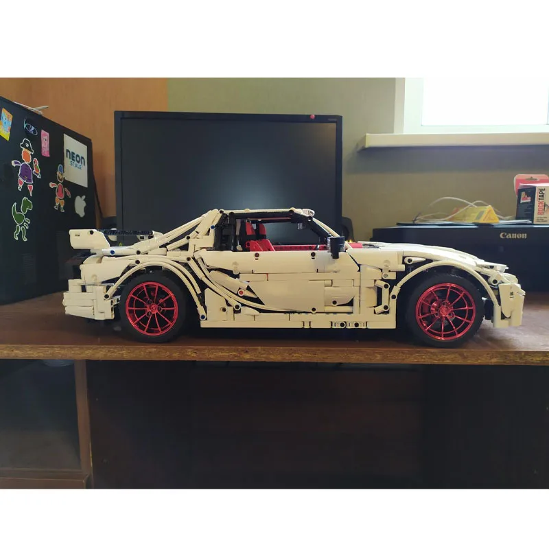 

MOC-40109 Новый классический культовый городский спортивный автомобиль RX7, гоночная кирпичная модель 3581, деталиMOC, креативная игрушка на день рождения для мальчиков и детей, подарок
