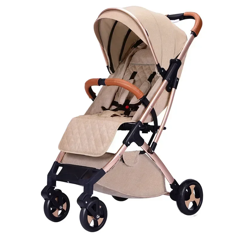 Wholesale price good light weight baby stroller portable kids walker wagon carrier bebe pram with four wheels pushchair