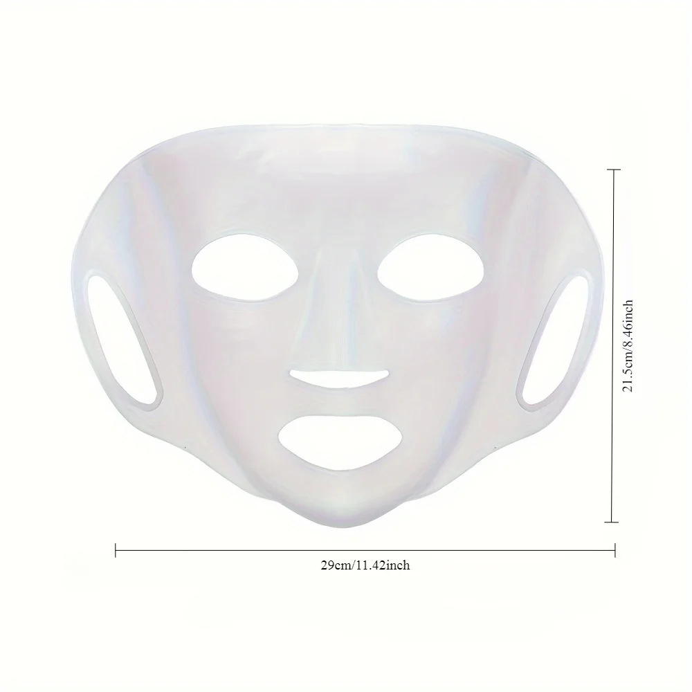 A 3d Silicone Face Mask Cover That Can Be Washed And Reused, Helping Your Serum Absorb Deeper And Boosting Your Skincare Results