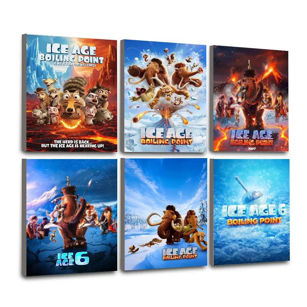 I-Ice Age Boiling Point Poster Wall Art for Study Living Room Decor Unique Home Decoration Pictur Gift