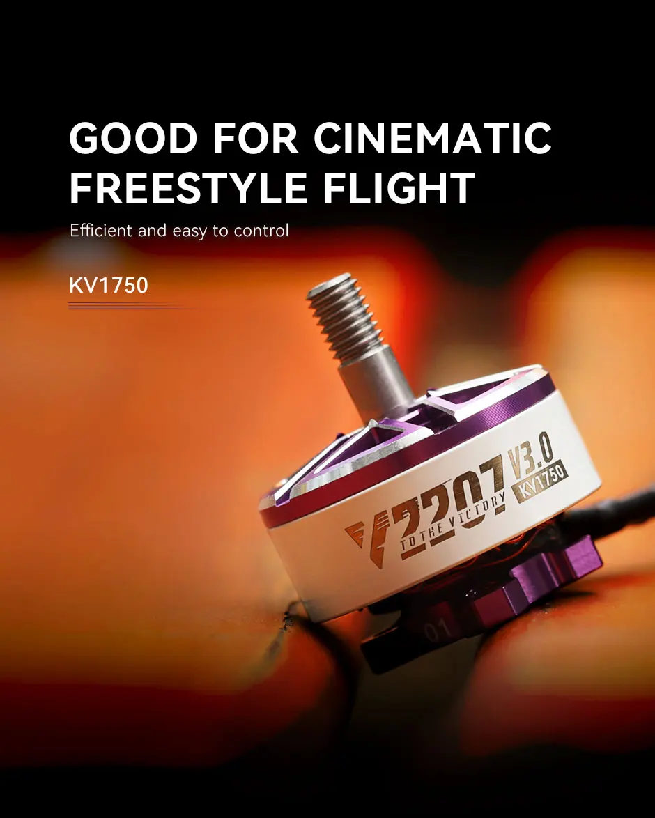T-Motor Velox V2207 /V2306 V3 1750KV 1950KV 2050KV 6S  / 2550KV 4S Brushless Motor for FPV Freestyle Drones DIY RC Tools