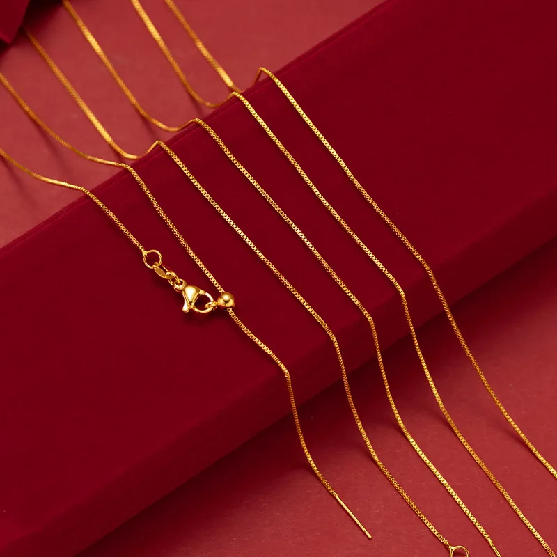 Female box  chain 9999gold