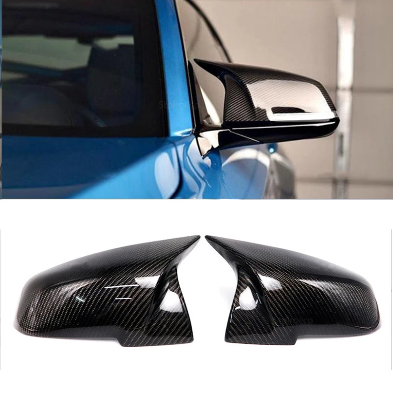 F30 F31 Carbon Fiber Replacement Door Mirror Cap Covers For BMW 1 2 3 4 Series F20 F21 F22 F23 F30 F31 F34 F32 F33 F36 i3S E84