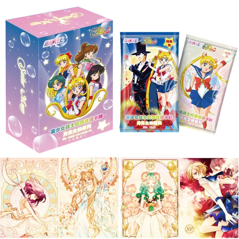 Sailor Moon Card for Kids Beautiful Girl Characters Rare SSP Constellation Series Collection Card Toys Children Birthday Gifts