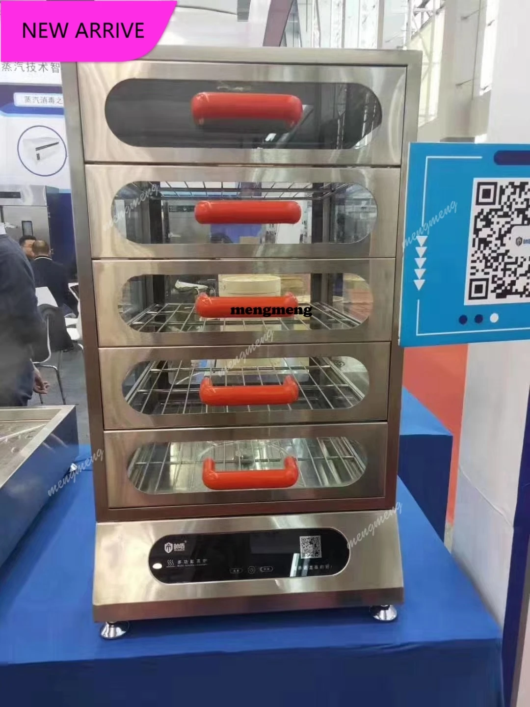 

Commercial Siopao Steamer With Food Grade Stainless Steel High Capacity Low Water Consumption Asian Dim Sum Equipment