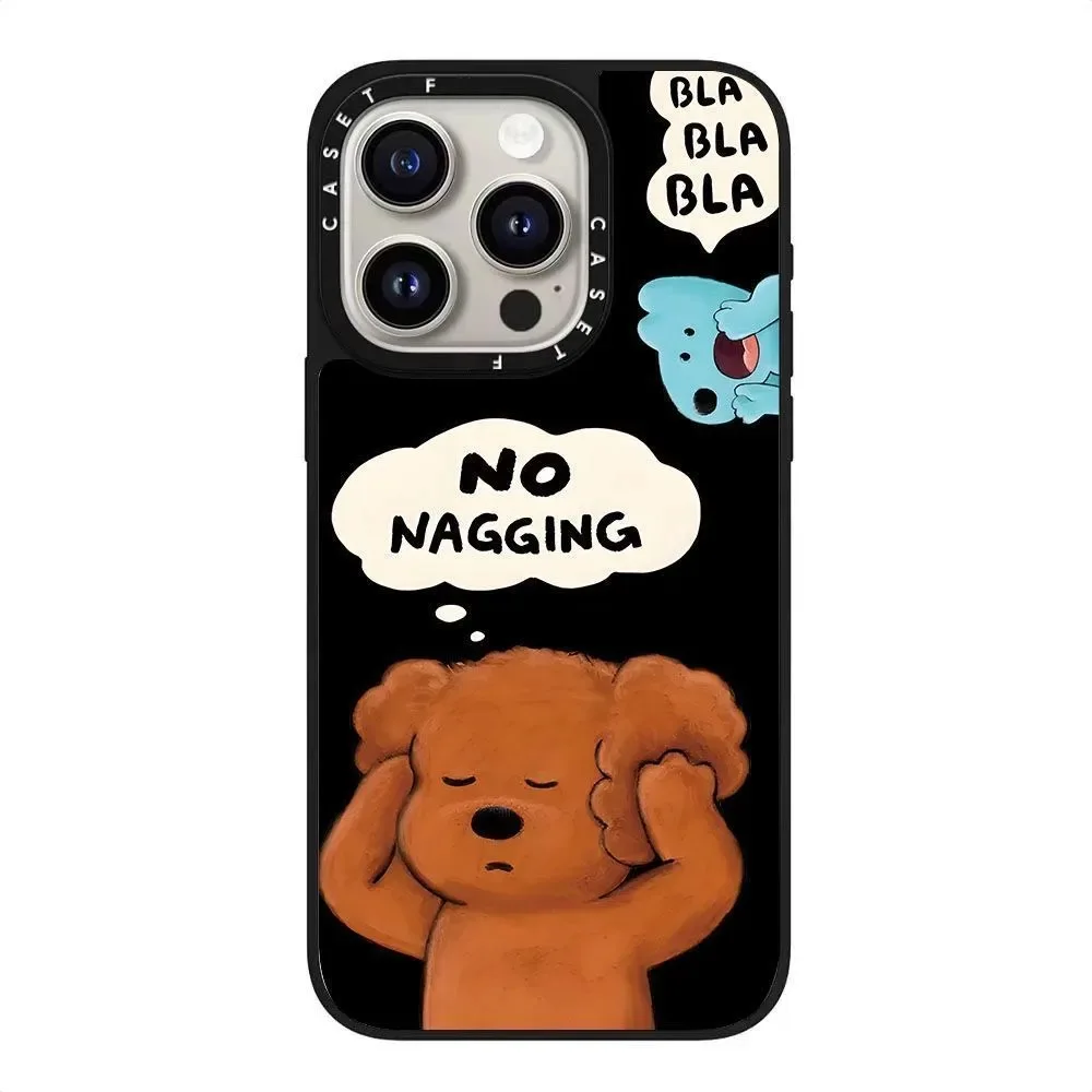 حافظة هاتف Eteecy Cute Dog ذات علامة تجارية مشتركة لهاتف iPhone 16/17 iPhone 15 Pro Max Trendy 14 Mirror #3