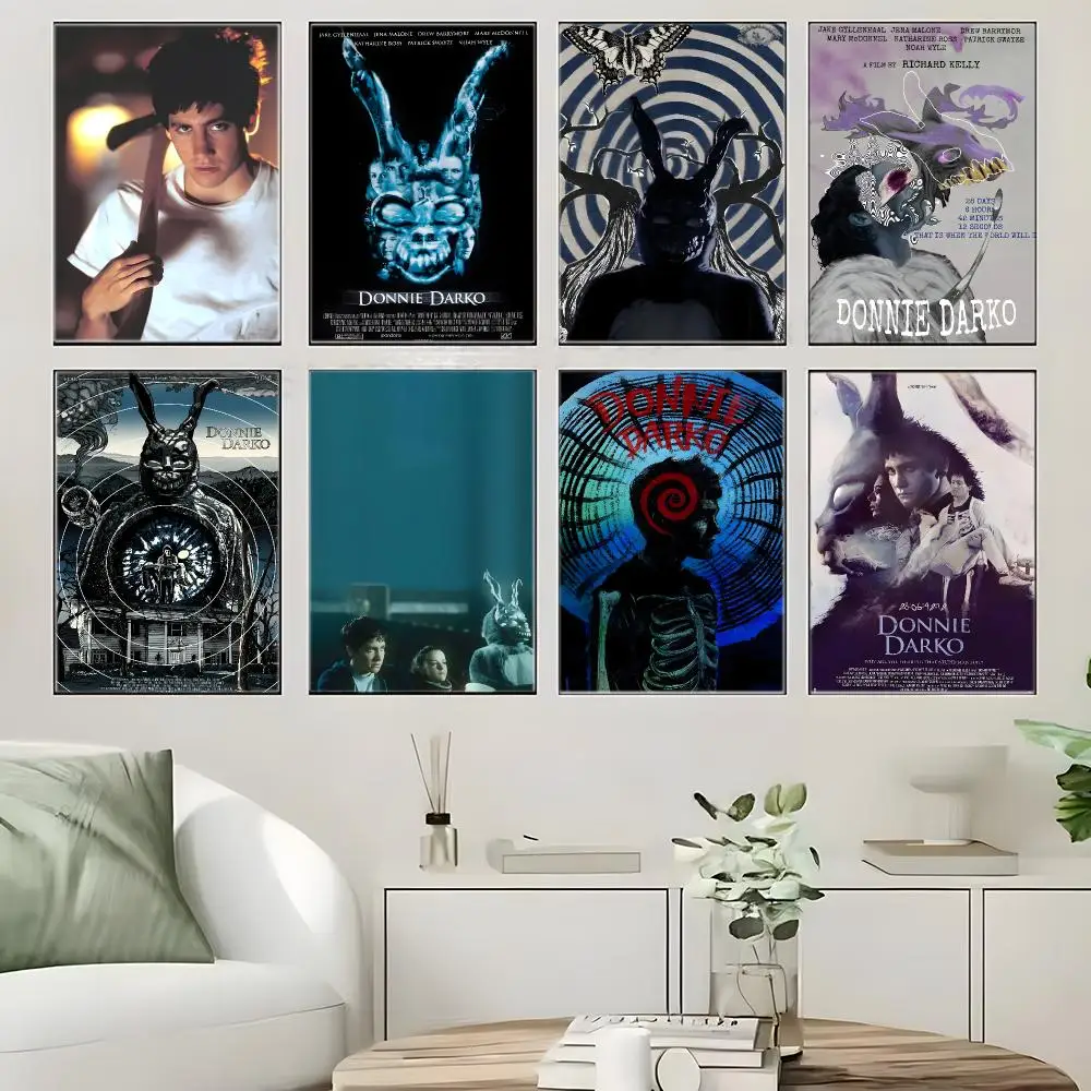 Surreal Dark Mystery Movie D-Donnie Darko Poster Crease Free Waterproof Durable All Space Wall Decor