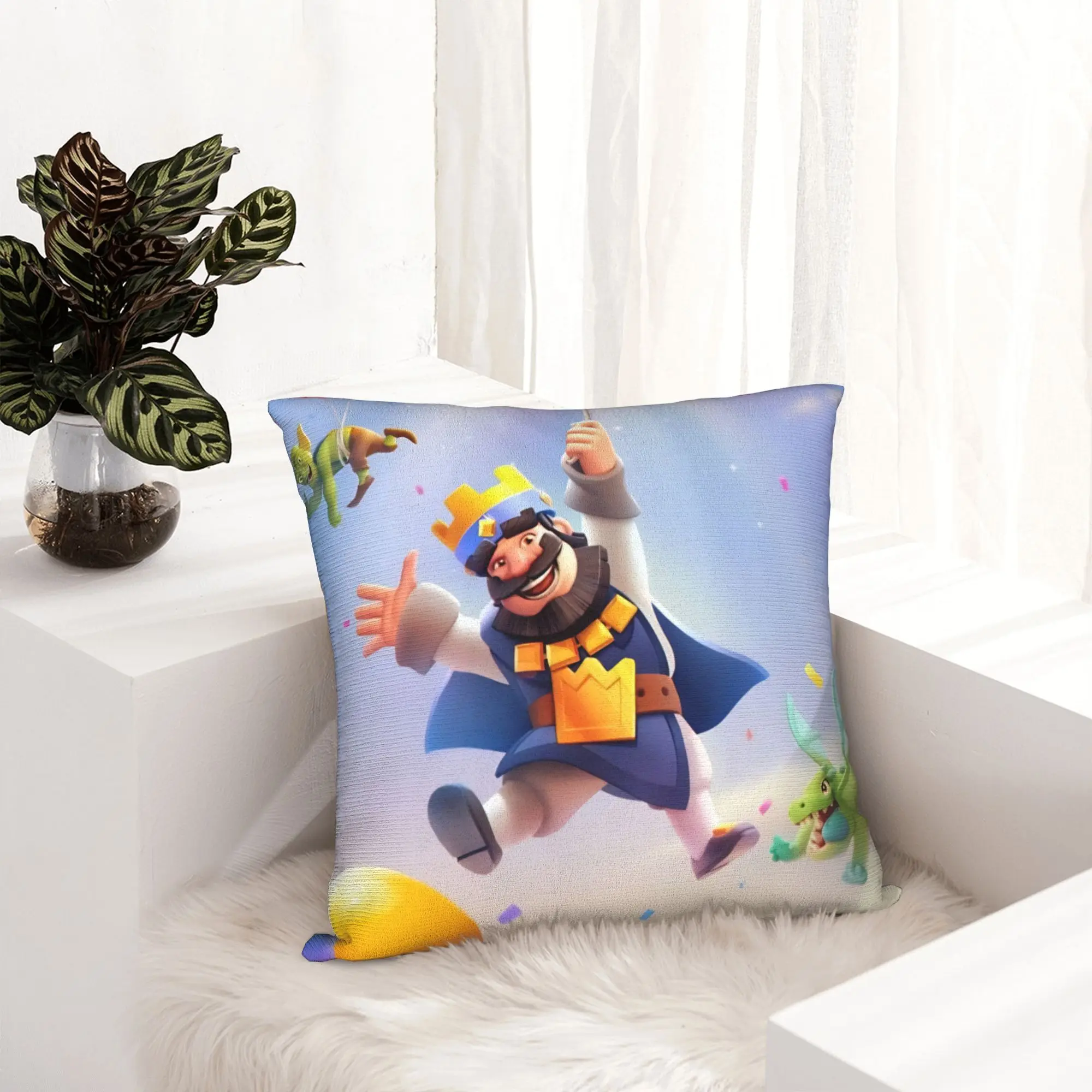 Clashes Game Royaleds المخدة الطباعة غطاء وسادة بوليستر الديكور كيس وسادة غطاء المنزل انغلق 40X40cm