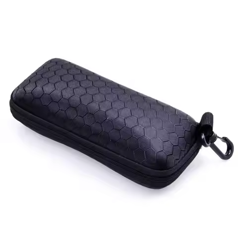 Glasses Storage Box Eyewear Cases Cover Sunglasses Case for Women Glasses Box with Lanyard Zipper Eyeglass Cases for Men Estuche