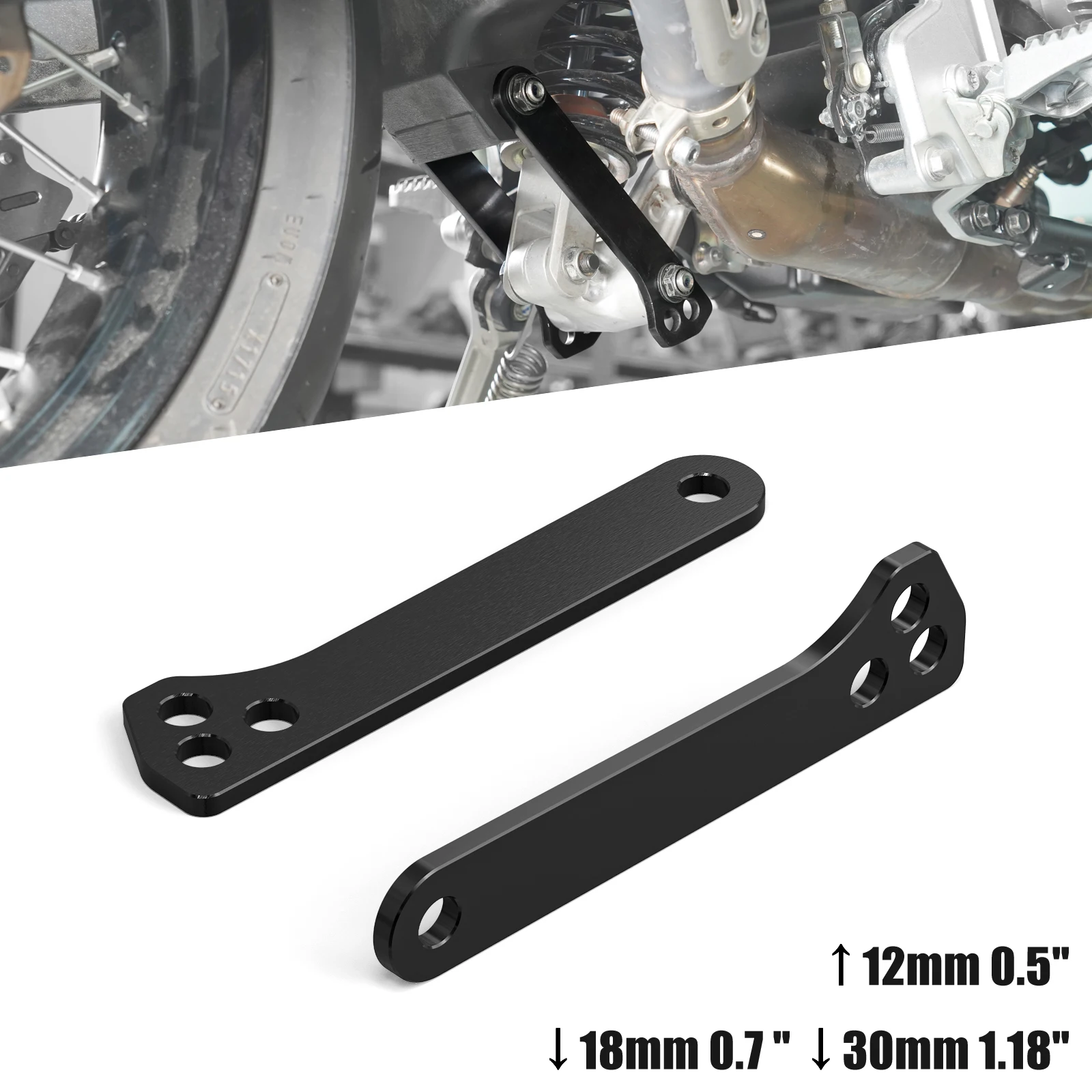 

Для Yamaha Tenere 700 2019-2024 мотоциклетная подвеска, понижающие/розничные звенья, нижние 18/30 мм, поднимающие 12 мм, аксессуары Tenere 700