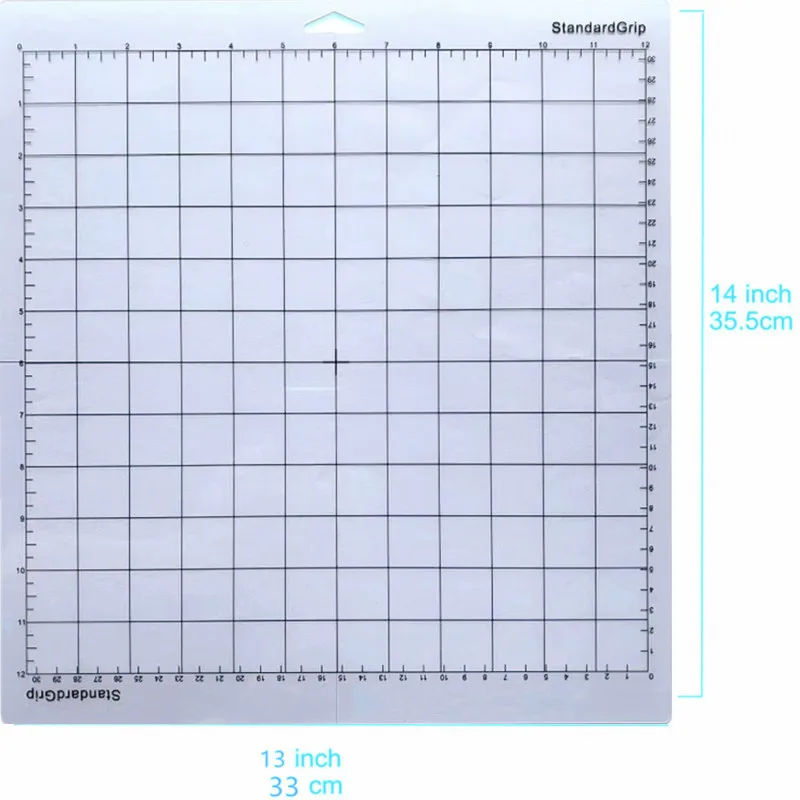 1Pcs New Mixed Color Engraving Machine Base Plate Cutting Mat For Cricut/cameo 4 With Adhesive PVC Grid Cutting Mats 330x355mm