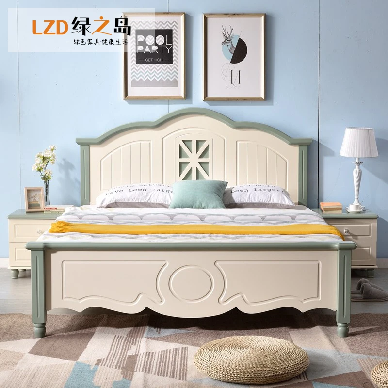 

Castle Beauty Bed European Simple Nordic Design Luxury Children Bed Frame Double Queen Modern Wooden Beliche Trendy Furniture