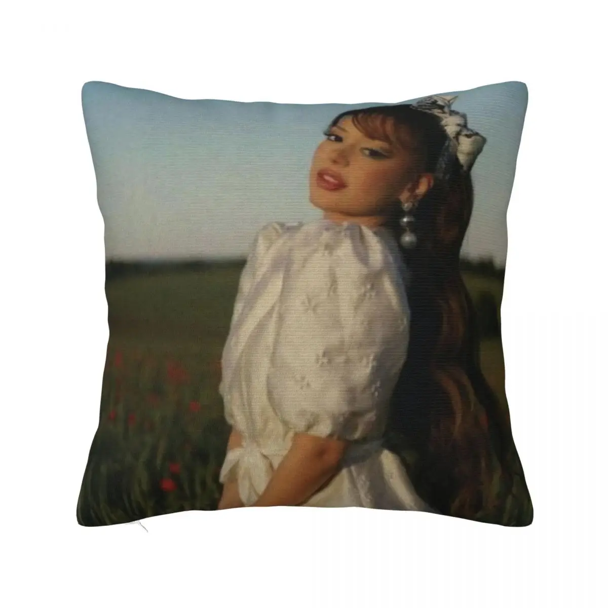 Ayliva Singer Tour 2025 Pillow Cover Merch Printing Polyester Cushion Cover Decorative Pillow Case Cover Bed Wholesale 40*40cm