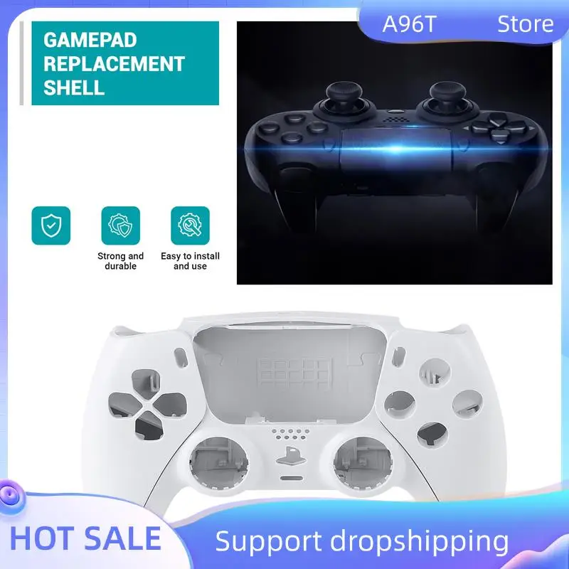 

A96T 4X Repair Part For PS5 BDM-010 Controller Housing Shell Game Controller Shell Cover With Buttons White