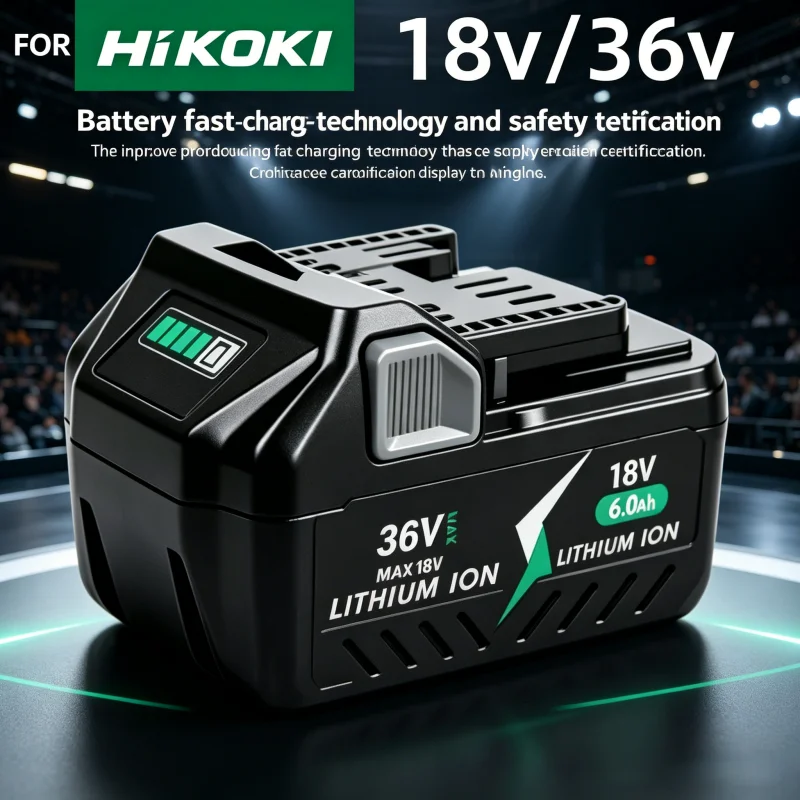

Upgraded 6.0Ah 18V 36V Battery For Hitachi HiKOKI BSL1830 BSL1850 Rechargeable Li-ion Power Tool Battery High Performance