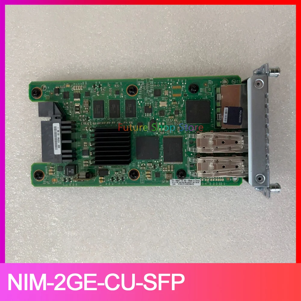 Switch router module interface card NIM-2GE-CU-SFP