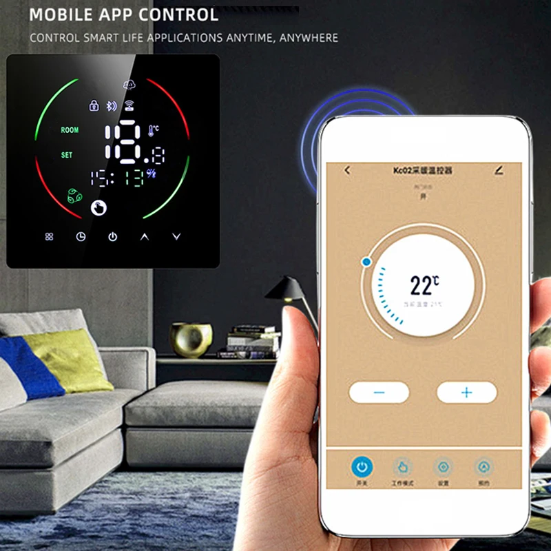 Tuya Smart Home Thermoregulator WIFI Warm Floor Thermostat for Electric Heating Temperature Controller Gas Boiler Water Heating