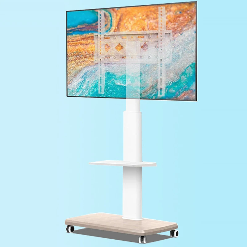 

Напольное крепление для телевизора. Самая продаваемая подставка для телевизора. Телевизионная тележка на колесиках подходит для телевизоров с диагональю 32–65 дюймов. Крепление с регулируемой высотой.
