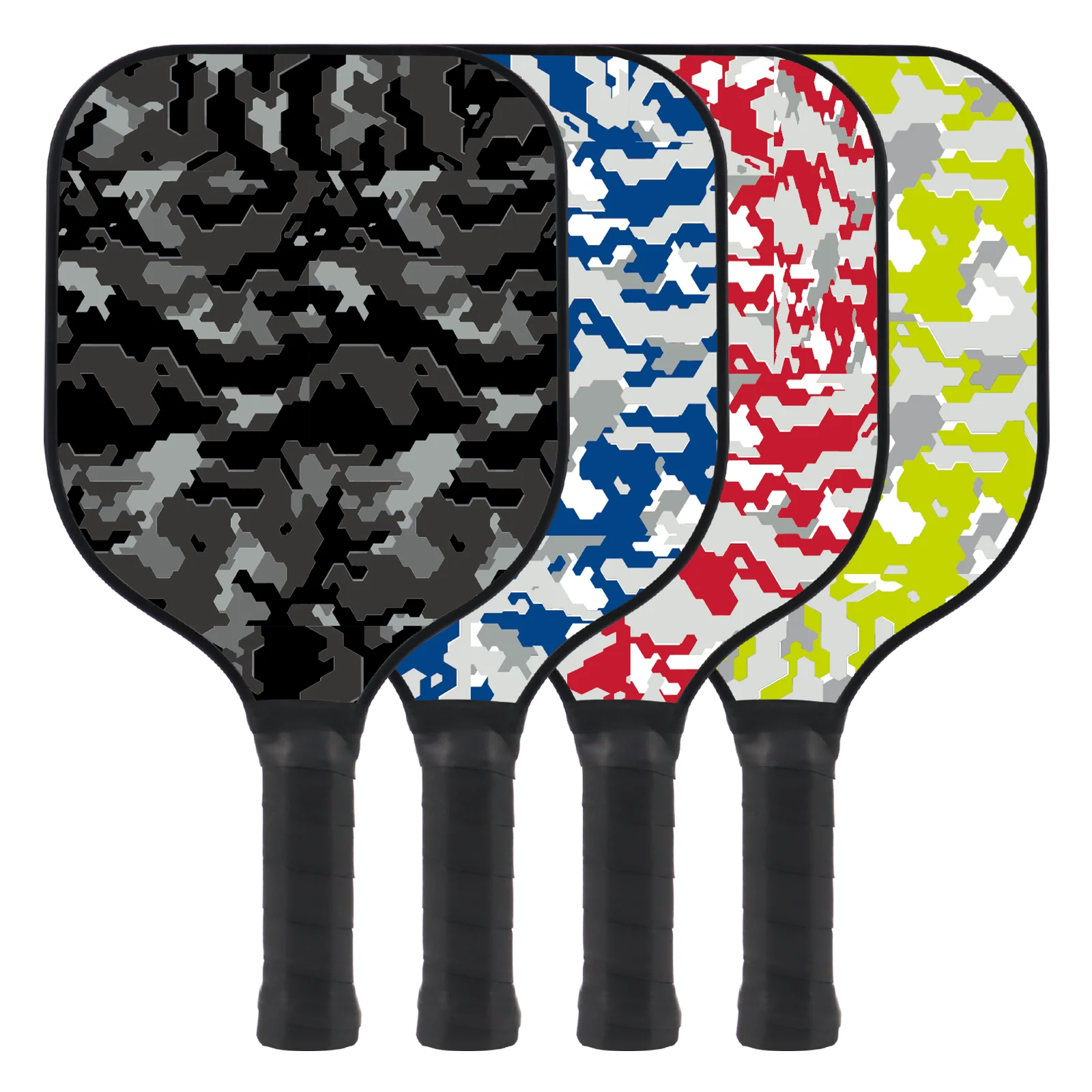 

Crack-Resistant Pickleball Paddles With Advanced Aerodynamics & Durable Edge Shield Fiberglass Surface Sports Training Equipment