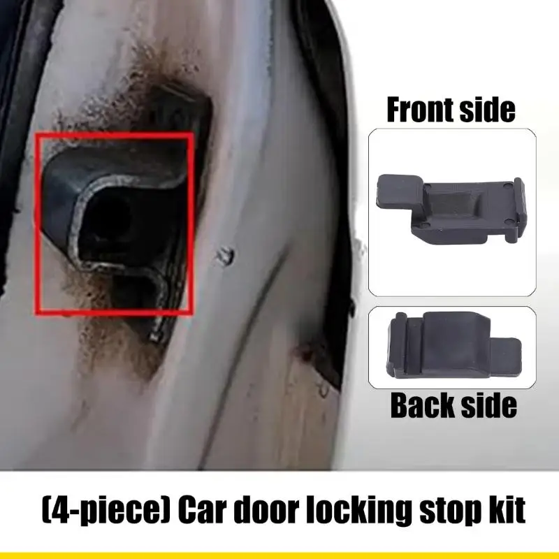 SZCH Automotive Door Lock Strikers Set 4PCS ABS Plastic Easy Installation