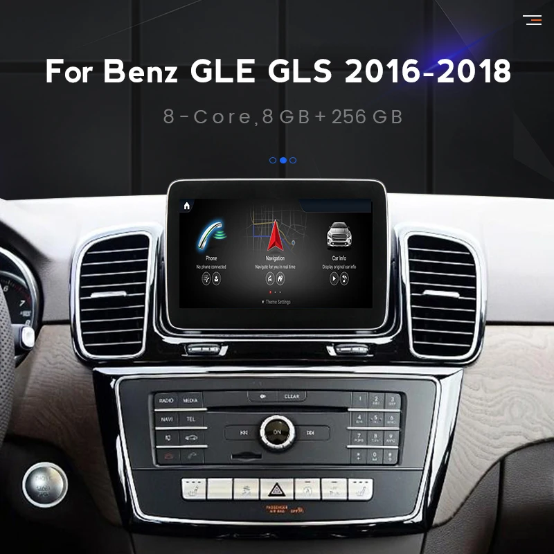 S680 Android 13 Carplay Auto Car Radio Stereo For Mercedes Benz ML-Class GLS GLE SL ML W166 GL X166 2012-2018 GPS Navigation