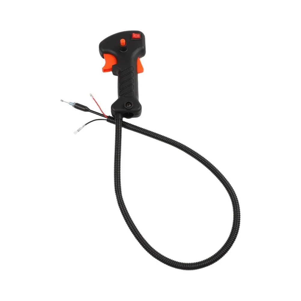 LawnMower Handle Switch Throttle Trigger LawnMower Parts Switches Trimmer Brush Cutter Throttle Trigger Cable Accessories