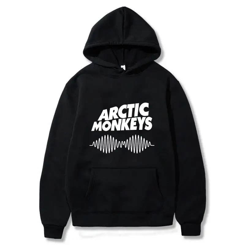 New Style Rock Arctic Monkeys Printed Long-sleeved Hoodies Hip-hop Pullover Women Rap Fleece Unisex Clothing Men's Tops