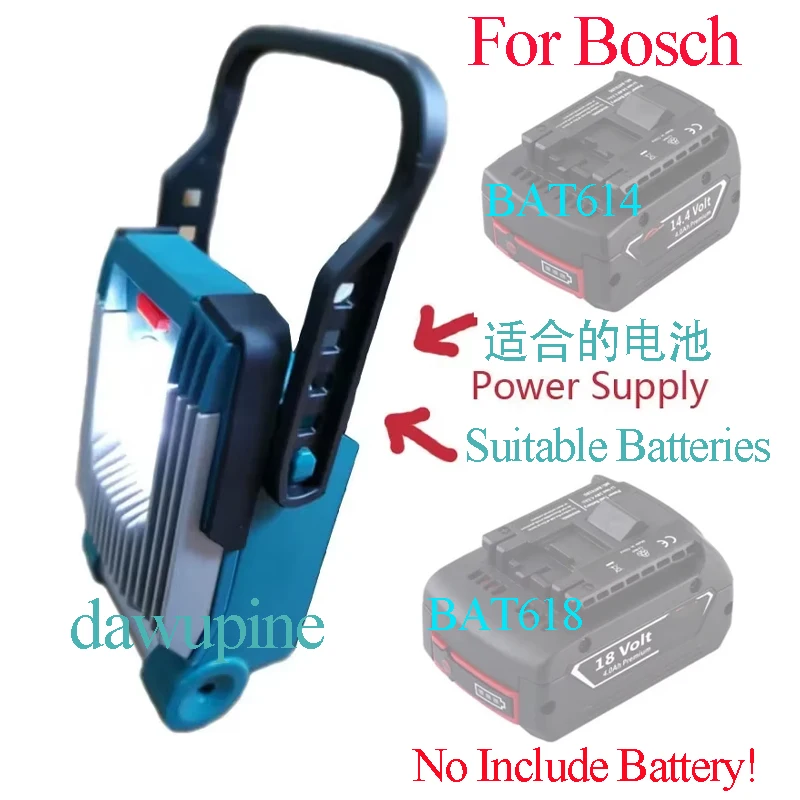 

Power Tool Accessories For Bosch 14.4V 18V Li-ion Battery BAT614 BAT618 LED Work Lamp Lights Flashlights Torch Spotlight