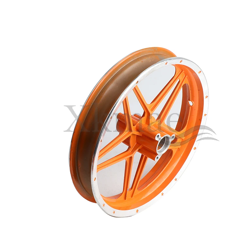 2.50-10 high quality aluminum alloy 2.50-10 inch front wheel and rear wheel set of rim wheel hub assembly