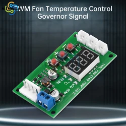 DC 12-48V 5A 4 wire PWM Motor Fan Blower Speed Controller governor temperature control Support EC EBM Fan