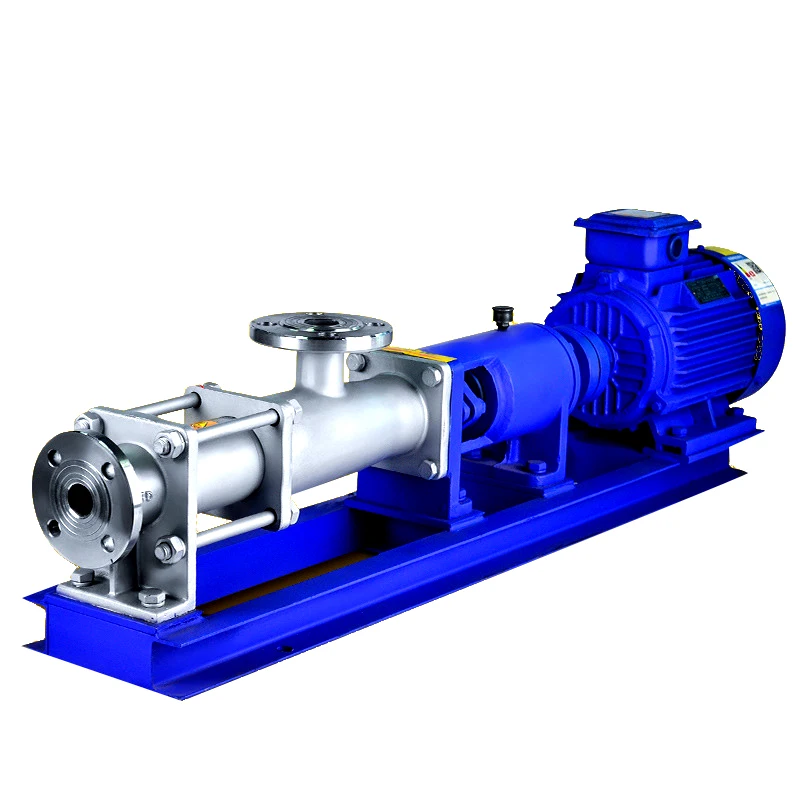 Stainless Steel Ss316 Sanitary Food Grade Twin Screw Pump For Cream Transfer small food grade screw pump