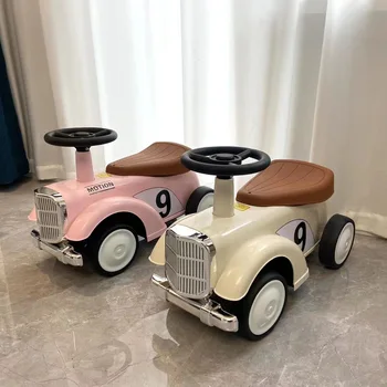 Multi-function kids' swing car with LED sound balance car anti-rollover toy car baby rocking car best gift for baby