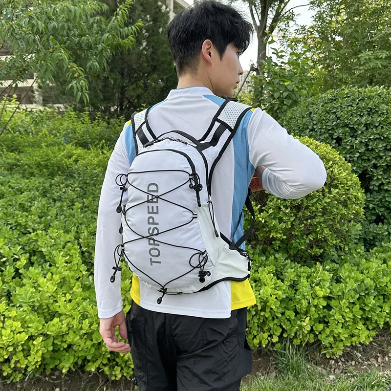 Large capacity mountaineering anti-water cross-country riding backpack multi-function sports backpack marathon