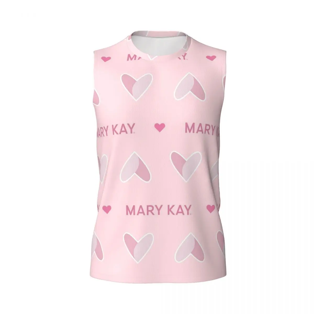 Mary Kay Men Printed Sleeveless T-shirt Casual Hip Hop Street Style Beach Holiday Tank Tops