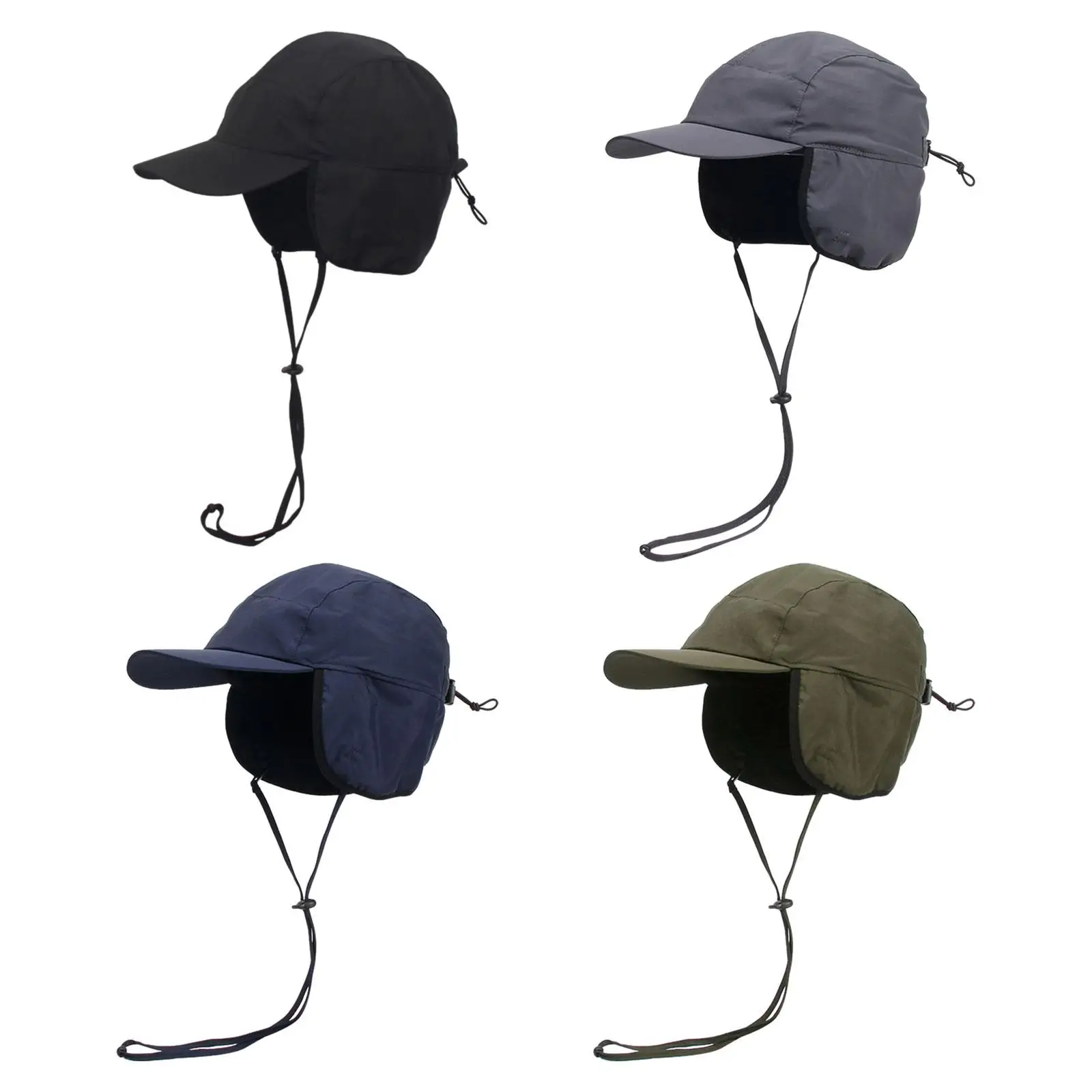Trapper Hat Lightweight Men Cold Weather Casual Fashionable Cap Warm Winter Hat Winter Hat for Hiking Camping Ski Biking Outdoor image 6