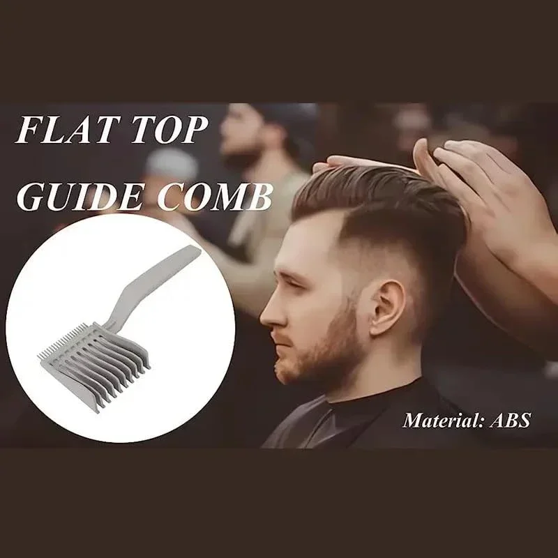 New Men\'s Hair Clippers Flat Hair Combs Hair Salons Anti-static Trimming Edge Trimming Push Cutting and Combing