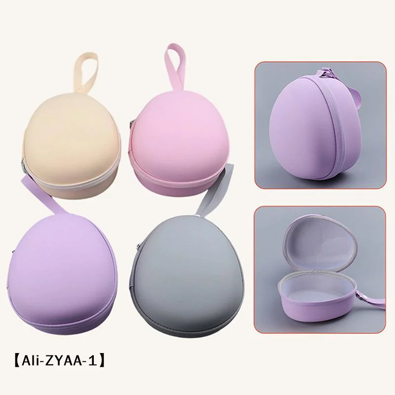 【A】EVA U Type Neck Pillow Storage Case Portable Hard Storage Bag Noon Break Zipper Memory Foam Pillow Box Travel