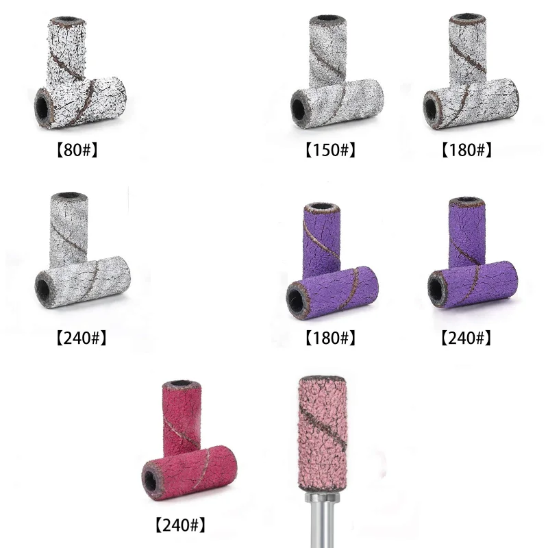 لقم لطحن طلاء الأظافر ، لقم ثقب الرمال ، وإزالة الحزام ، ورأس مثقاب تجميل الأظافر ، وإزالة الجلد الميت ، وحلقة رمال مستديرة ، من من من من من من 50 إلى 50
