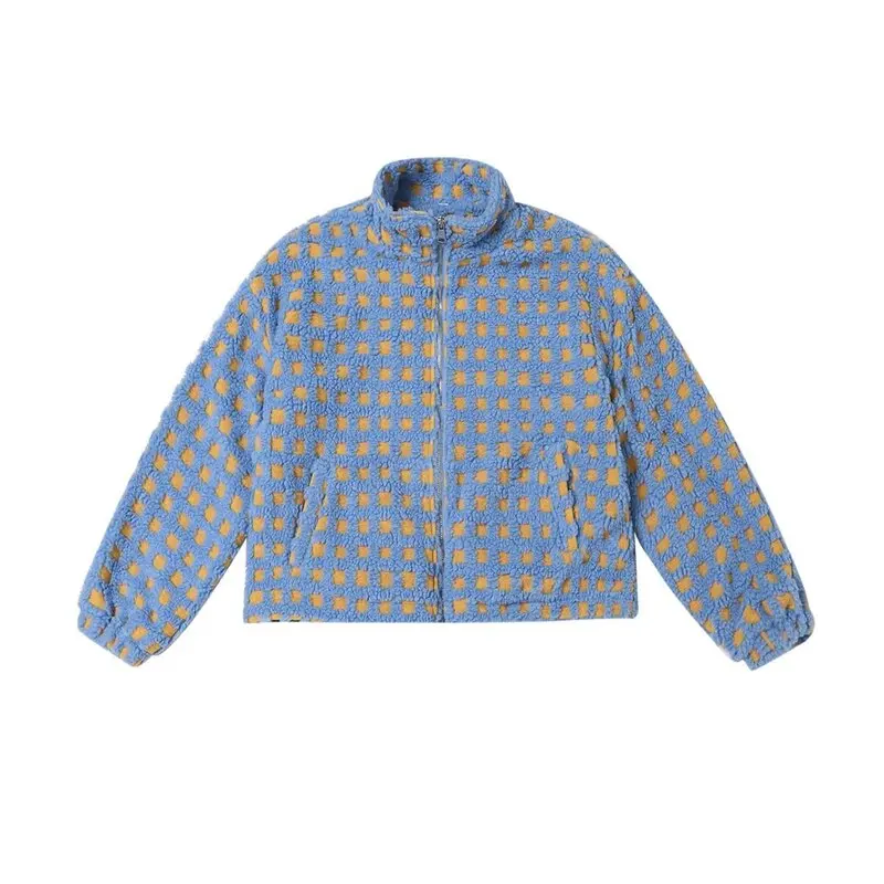 Cappotto scozzese lungo Sve da donna autunno inverno Vestibilità ampia Design versatile Capispalla Faionable Cappotto da donna