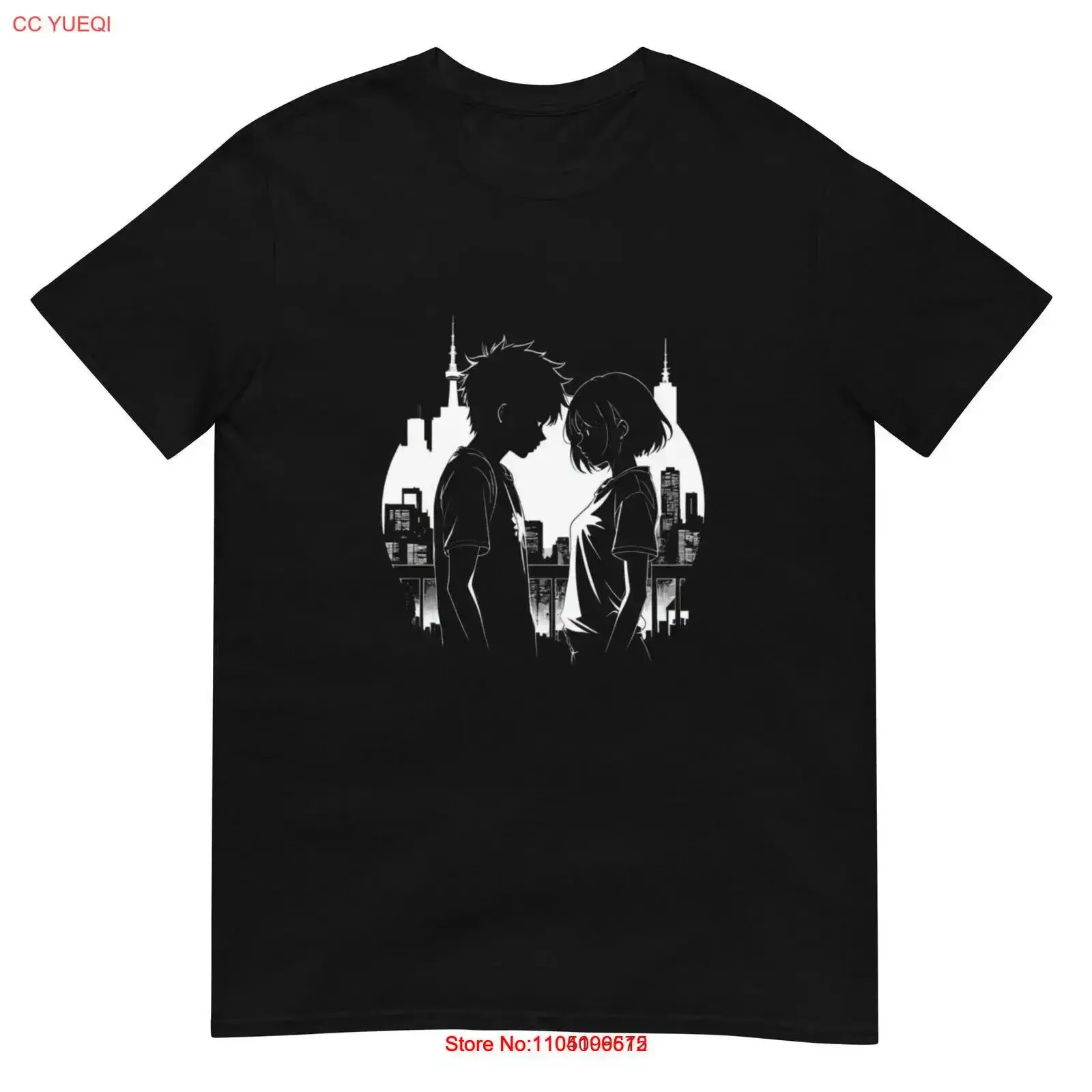 Tokyo Revengers Anime Takemichi and Hinata Lovers  T Shirt vintage Washed Breathable Slightly Soft homme Unisex graphic