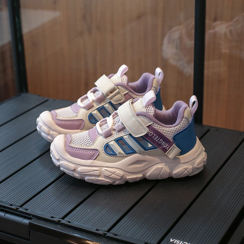 

Fashion Children Shoes Girls Sneaker New Design Platform Chunky Casual Sneaker Kids School Sports Tennis Shoes for Girls