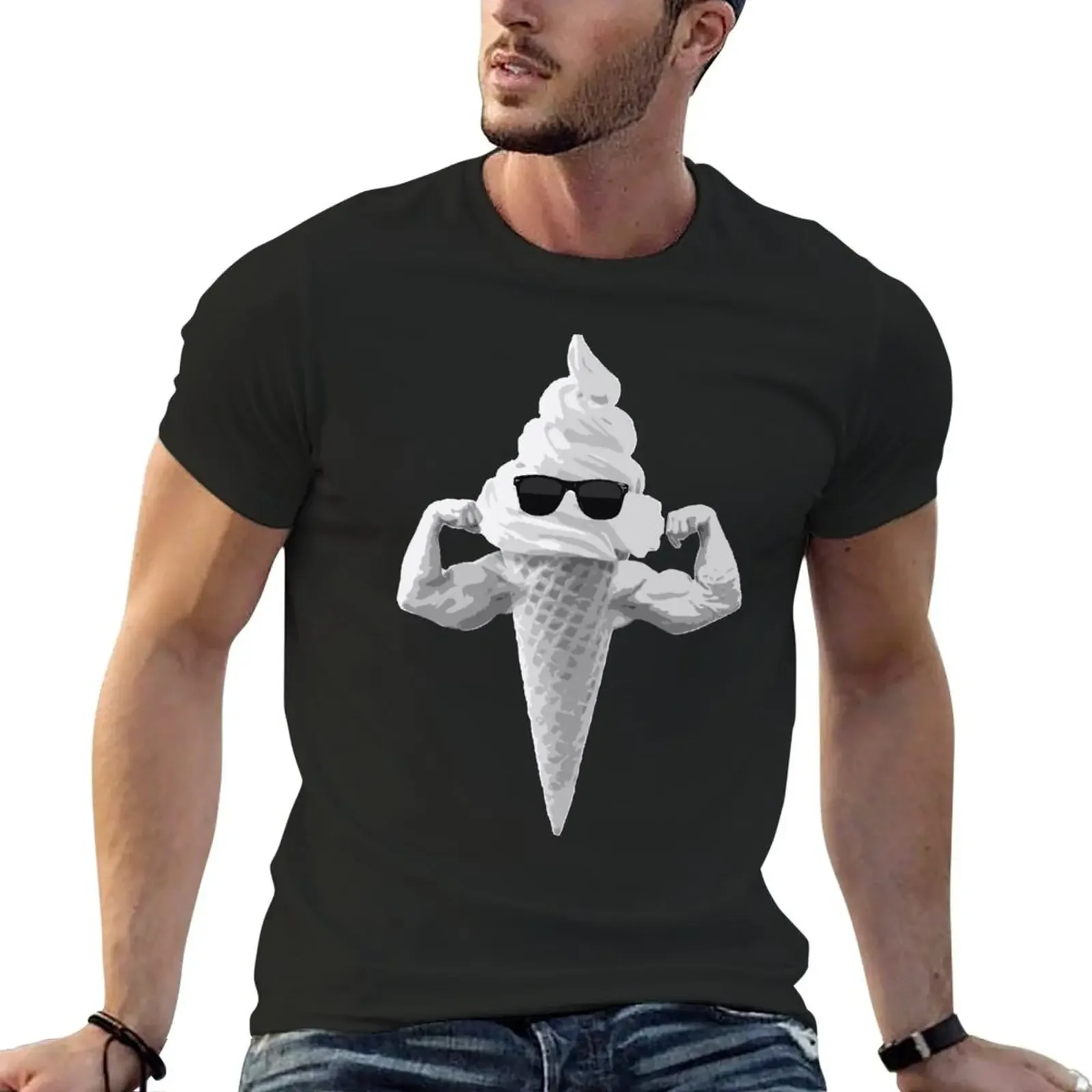 Bi's Cream T-Shirt custom t shirt summer tops funny t shirts men