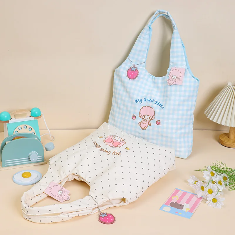 Anime Cartoon My Sweet Piano Handtasche mit großer Kapazität Kawaii tragbare Reiseaufbewahrung Toilettentasche Niedliche Umhängetasche Weihnachtsgeschenk