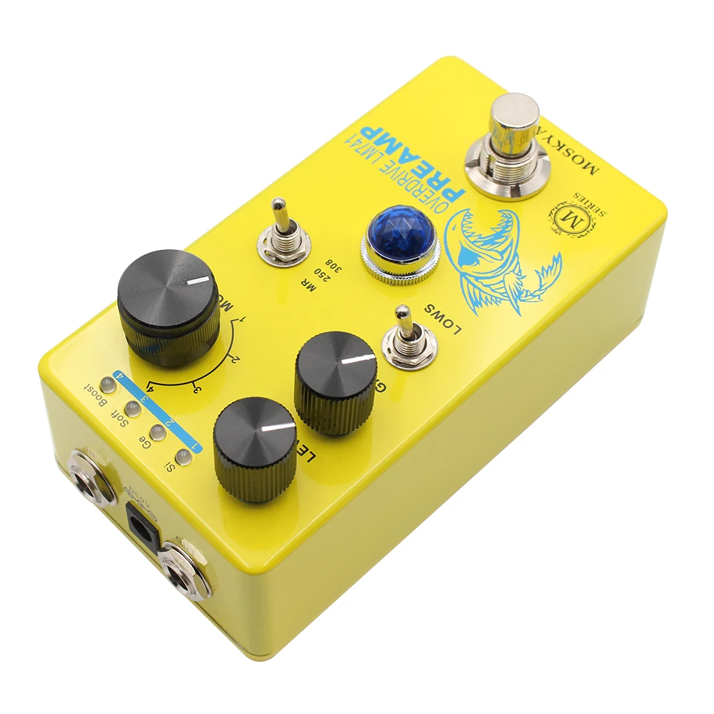 MOSKYAUDIO-Guitar Overdrive Disortion Preamp Effects Pedal, True Bypass Function, Processor Accessories, LM741, New