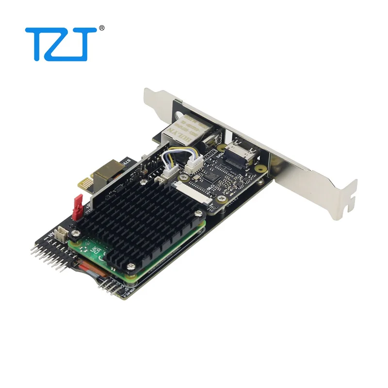 TZT Blikvm PCIe Add-in Card with Cooling Fan and OLED Display BLIKVM PCIe Card Version