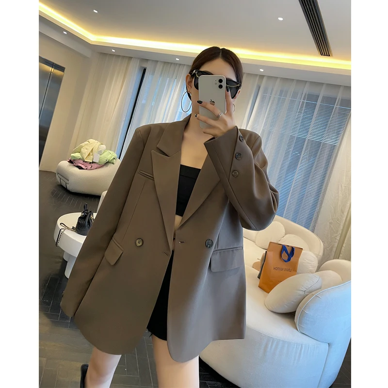Frauen Blazer College Pailletten Farbstoff Bequeme Kleidung Verdicken Kontrastierende Höhlte Spitze Integrierte Detail Nagel Futter