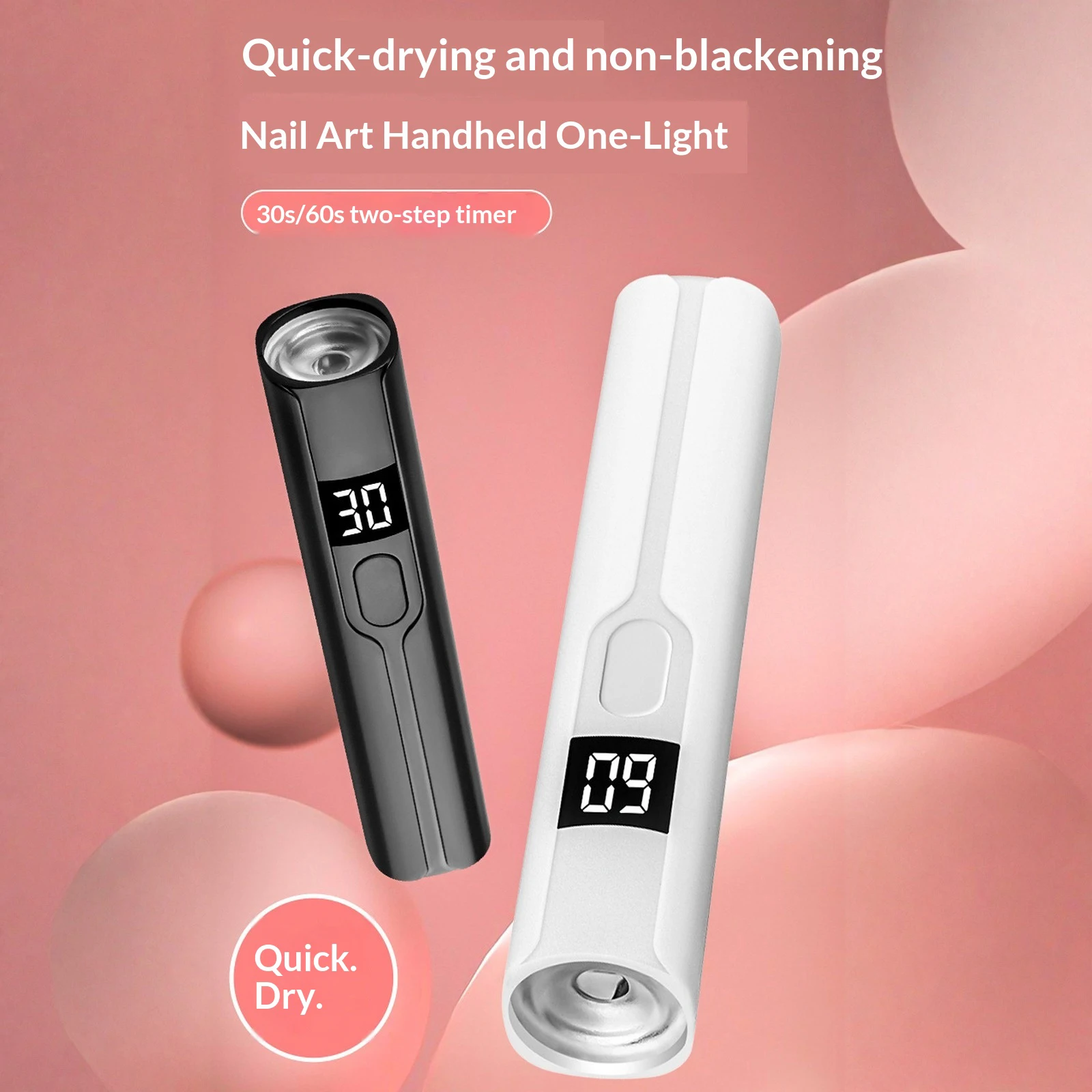 Cordless  Nail Lamps with LCD Display LED Nail Flash Cure Lamp Rechargeable for Women Gel Polish Home DIY Salon Manicure view 5